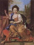 Pierre Mignard Girl Blowing Soap Bubbles China oil painting reproduction